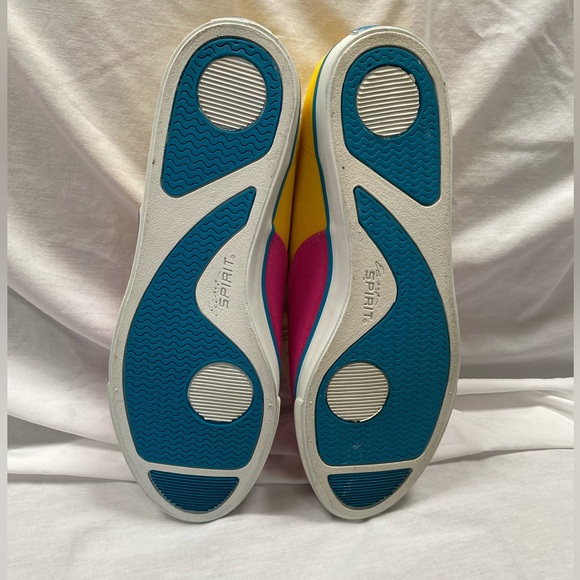 NWT NIB Vintage 80s 90s Fun Color Block Sneakers, Easy Spirit Size 7.5M - Picture 10 of 11